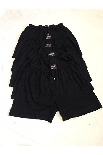 Sedef Yıldızı Men's Buttoned Combed Cotton Boxer 1094 - 6 Pieces