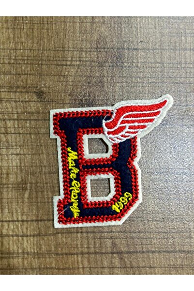 Gönülden Tasarım Aplic de cusut cu armătură cu litera B cu aripi, care se lip...