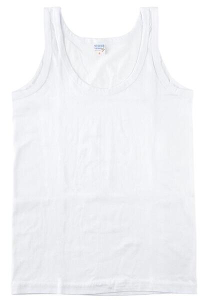 Seher Boys' Combed Cotton Tank Top - 6 Pieces