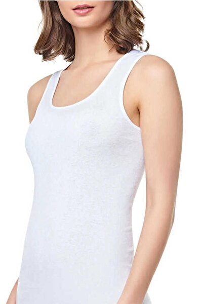 Seher Yıldızı Kadın Ribana Geniş Askılı Atlet 0062 - 3 Adet