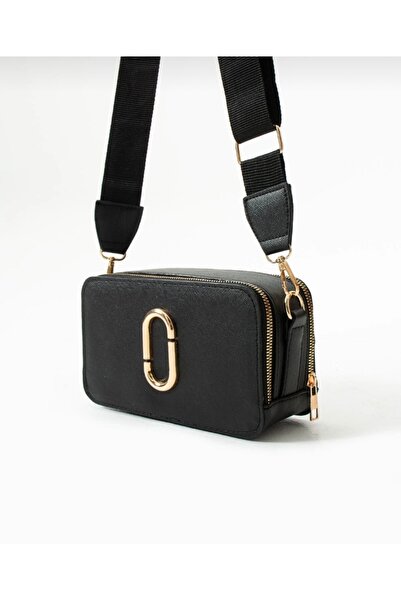 selma demir Geantă de mână și de umăr cu design negru pentru femei