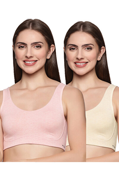 TEENS LIFESTYLE Pack of 2 - Non Padded Non Wired Everyday Comfort Slip On All...