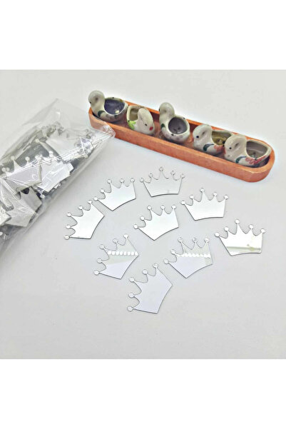 RetroLazer Decor Plexi Kraltacı Argintiu 3 Cm 100 Bucăți