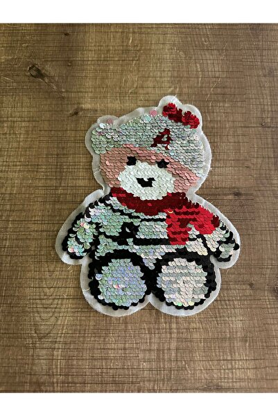 Gönülden Tasarım Αξεσουάρ ραπτικής με παγιέτες αρκουδάκι 20x17 εκ.