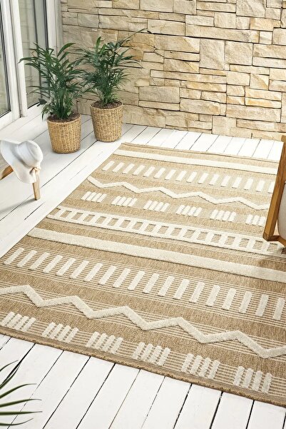 SEYRAN HALI Neşem Halı Marakeş-676-beyaz Hav Toz Vermez Kolay Temizlenen Hası...