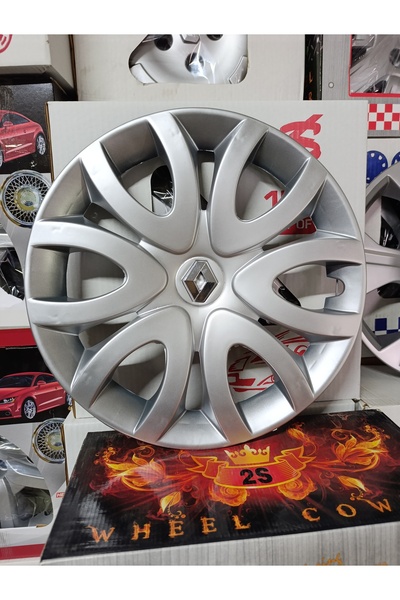 ERN GARAGE 15 inç Renault Fluence - Megane - Clio Uyumlu 4 Lü Jant Kapağı Takımı