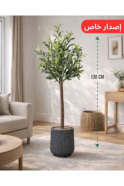 MG شجرة زيتون بطول 130 سم بمركن مُقلم ( إصدار جديد )