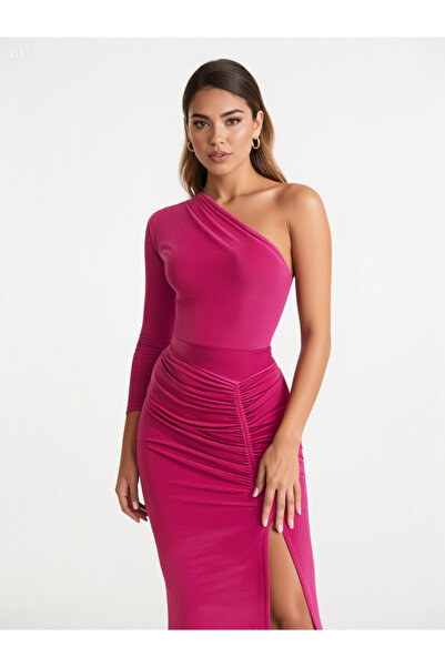 LAST POINT LİFE Однорукаве довге вечірнє плаття