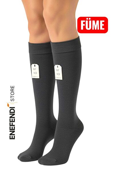 NF ND ENEFENDİ جوارب الأم بطول الركبة 240DEN قطن بدون خياطة مطاط بدون كعب جوا...