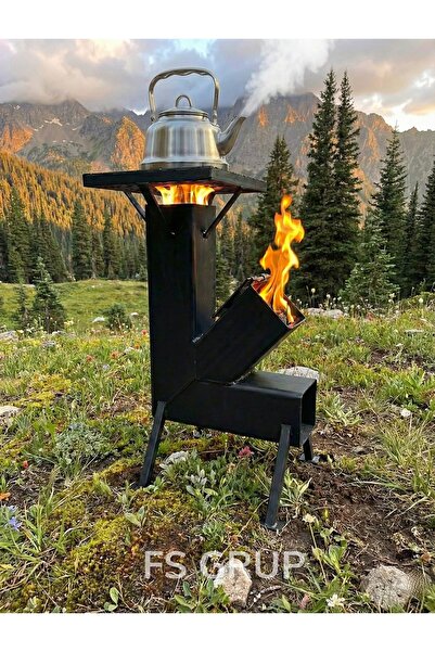 Genel Markalar FS GRUP | Metal Profilli Roket Soba - Yüksek Ateşli Piknik, Ka...