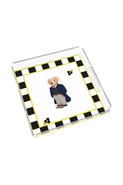 Sivella صينية بليكسي هوني تيدي بير 35x35