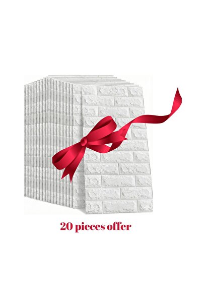 Primo Plus 20-Piece Wall Sticker Set White