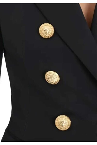 İMREN AKSESUAR 3 cm Hanging Metal Button with 6 Lion Figures