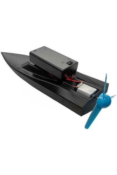 Roboqoq Stem Educational Kit Mini Speedboat DIY DIY Electric Boat