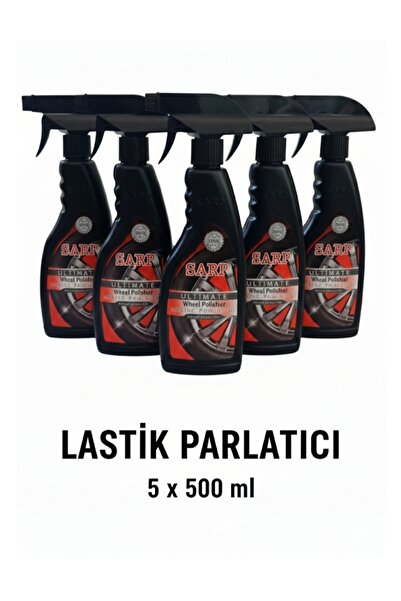 Sarp Oto Bakım Araç Otomobil Araba Lastik Parlatıcı 5x500 ml