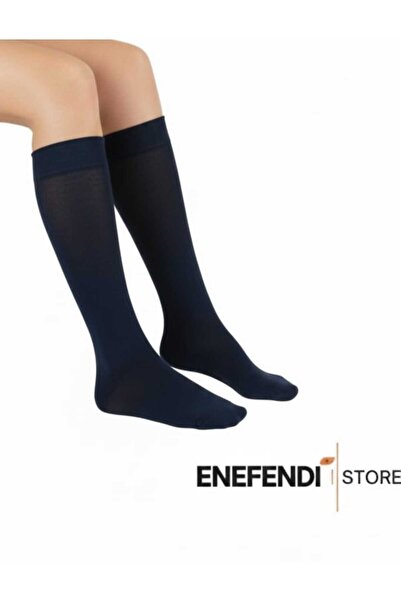 NF ND ENEFENDİ جوارب الأم بطول الركبة 240 دن قطن بدون خياطة مطاطية بدون كعب ج...