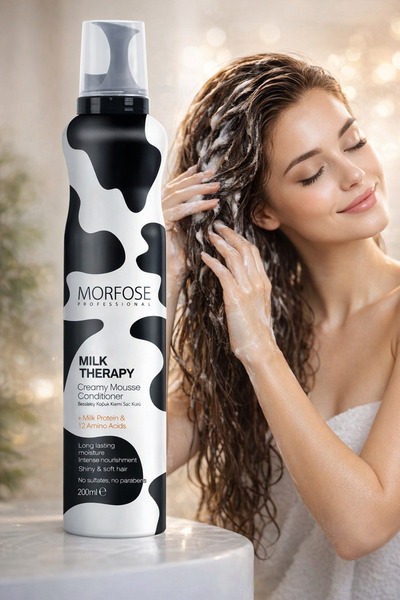 Morfose Saç Bakım Köpüğü Milk Therapy 200 ml