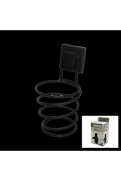 shopwave أسود - شماعة معدنية لآلة التجفيف، معجون مربع لاصق، 10 × 11 × 15 سم (...