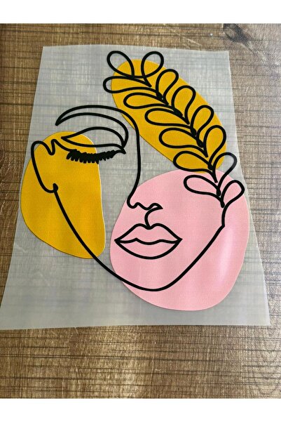 Gönülden Tasarım 17X16 Cm Imprimare prin transfer vizual pentru femei, care s...