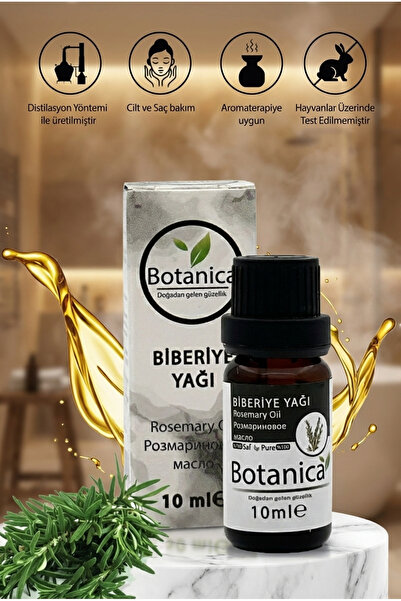 botanica %100 Saf Biberiye Uçucu Yağı 10 ml - Saç Dökülmesi Karşıtı ve Hızlı ...