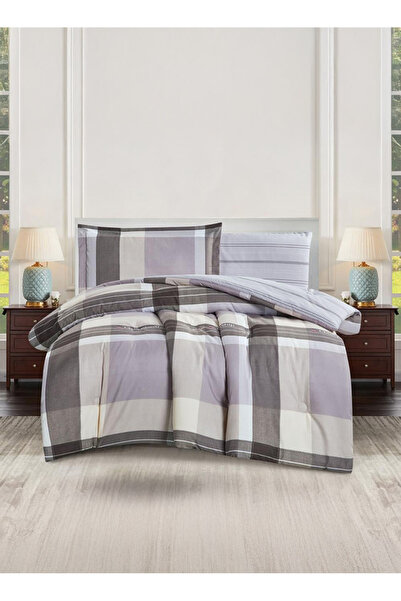 Melen طقم مفرش سرير صيفي مفرد ونص - 4 قطع - يناسب سرير بمقاس 200x120 - ليتون ...