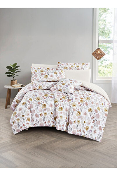 Melen Summer single and a half reversible bedspread set - 4 pieces - Fits a 2...