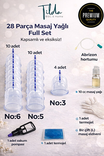 Tilda BSC. & Home 29 Parça Full Set Canlandırıcı Selülit ve Çatlak Giderici K...