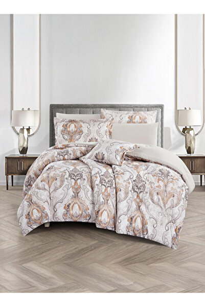 Melen طقم مفرش سرير صيفي مفرد ونص وجهين - 4 قطع - يناسب سرير بمقاس 200x120 - ...