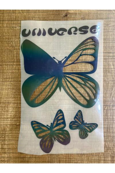 Gönülden Tasarım 24x16 cm transfer štampanje leptira za peglanje Arma