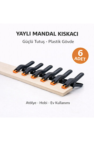 SENBANG 2 İnç Yaylı Mandal Kıskaç Klips – Güçlü Plastik İşkence, Çok Amaçlı T...