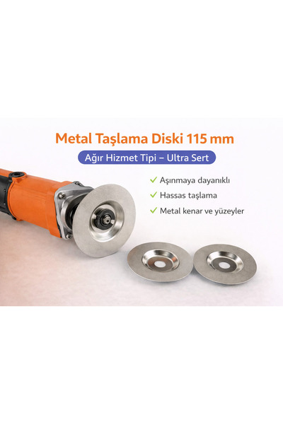 SENBANG Metal Taşlama Diski 115 mm – Ağır Hizmet Tipi – Ultra Sert Hassas Taş...