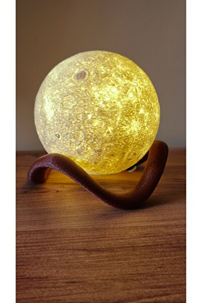 Arven Home Design Realistic Pilli 3D Ay Lambası