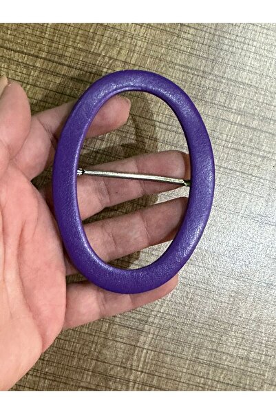 Gönülden Tasarım 11x7 cm ljubičasta Koža presvučena Torba Kaiš kopča