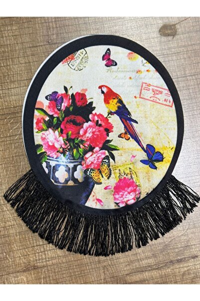 Gönülden Tasarım 24x18 cm peglana zakrpa sa vezom ptica i cveća, dodatak za š...