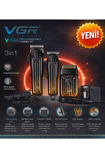 HELIX COSMETIC VGR V-644 COMBO 3 lü SET