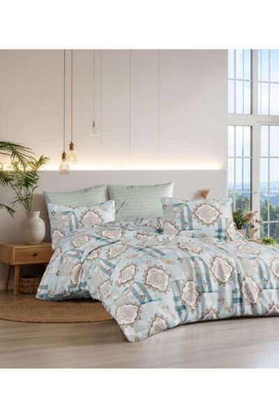 Bora Via Set de lenjerie de pat pentru o persoană [ cearșaf elastic și 1 husă...