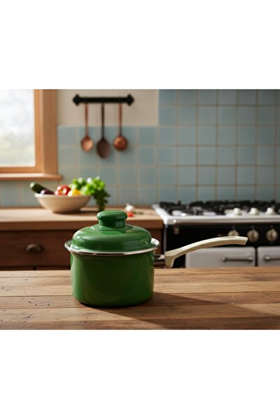 EmayeBurada Alev Emaye Sütlük & Sosluk & Yumurta Haşlama Tenceresi Mini Turku...