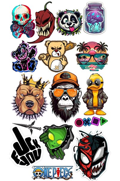 ReklamX Otomobil-Motosiklet-Bisiklet-Laptop sticker seti 1 adet