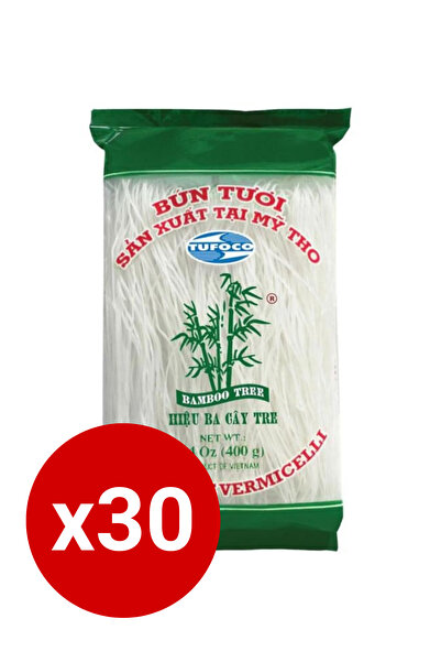 Tufoco Pirinç Şehriyesi (Vietnamese Rice Vermicelli) 400 Gr 30 Adet