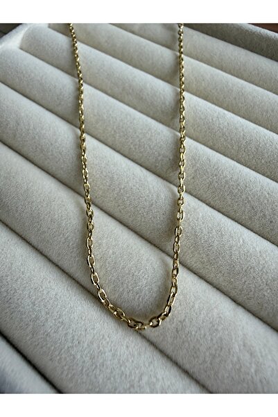 LUSORA ACCESORY Lusora Accessory Xuping 14k Renk İnce Halka Kolye 54 cm