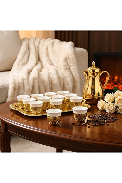 Generic Modern Gold Coffee Cup Set