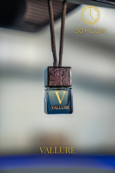 Vallure Carat Rouge Cam Şişe Araba Kokusu