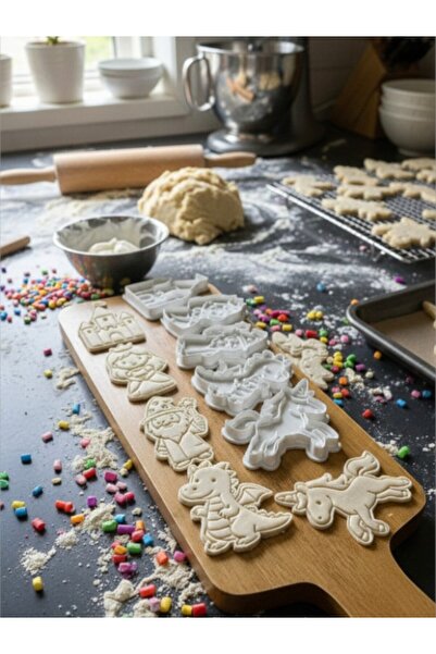 tekmation مجموعة قوالب الكوكيز من ماسالي وورلد مكونة من 5 قطع - الأميرة، التن...