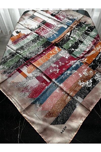 Aker Шовковий шарф - 2022/2023 Осінь-зима - 8582713-961 - Tivil