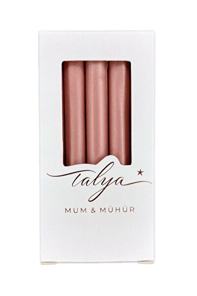 Talya Davetiye Mühür Mumu (ROSE GOLD)-11x110mm 10 Adet Çubuk