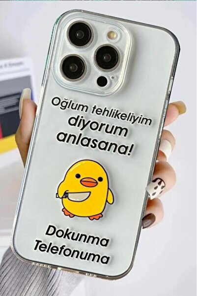 3GEN CASE İphone 13 Pro Kılıf Desenli Şeffaf Silikon Kılıf
