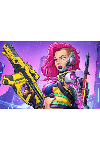 OEM Posterul Cyberpunk 2077 Pinup Girl, 61x90cm, Zumzeria