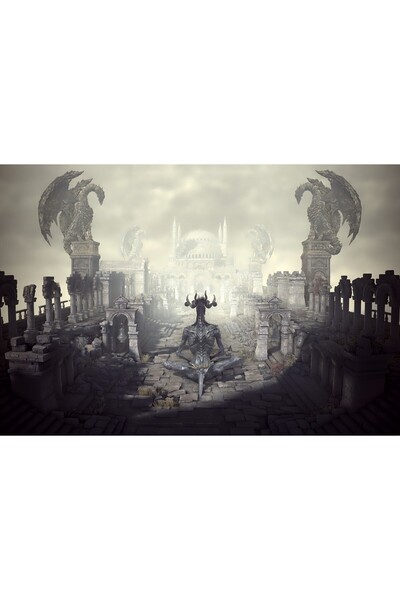 OEM Poster Dark Souls 3 Demon, 61x90cm, Zumzeria