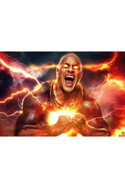 OEM Posterul Black Adam The Fire, 61x90cm, poster504, Zumzeria