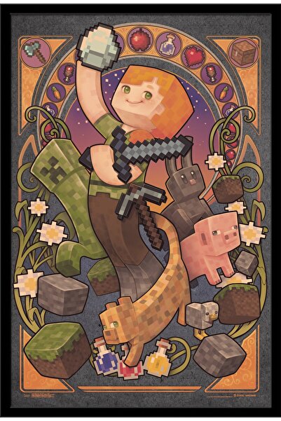 OEM Poster Minecraft, 61x90cm, poster405, Zumzeria